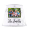 Family Photo and Name Poly Film Empire Lampshade - Front View