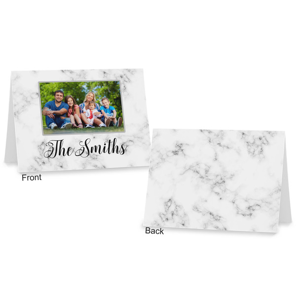 Family Photo and Name Postcard - Front and Back