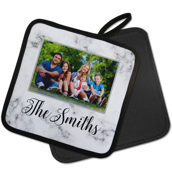Family Photo and Name Pot Holders - PARENT MAIN