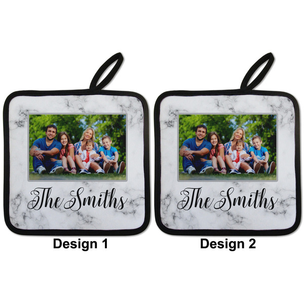 Family Photo and Name Pot Holders - Set of 2 APPROVAL