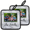 Family Photo and Name Pot Holders - Set of 2 MAIN