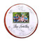 Family Photo and Name Printed Icing Circle - Medium - On Cookie