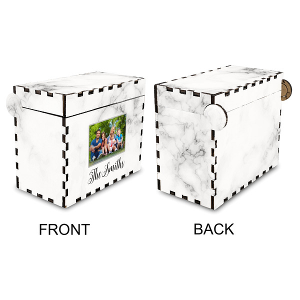 Family Photo and Name Recipe Box - Full Color - Approval