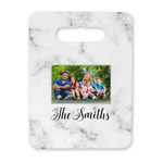 Family Photo and Name Rectangular Trivet with Handle