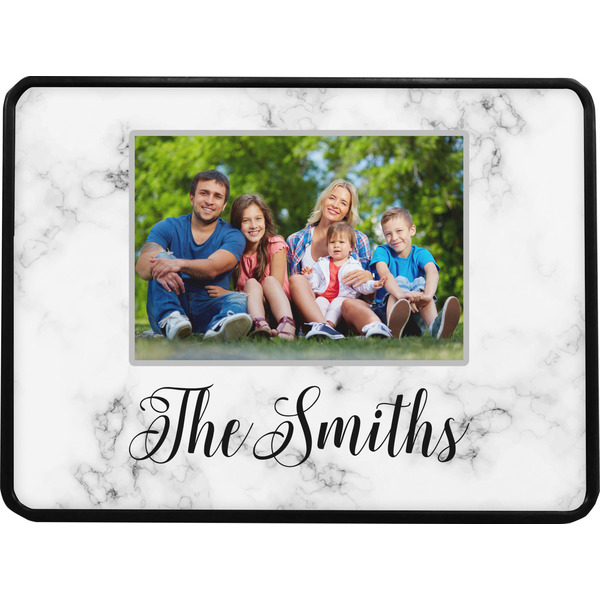 Family Photo and Name Rectangular Car Hitch Cover w/ FRP Insert