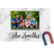 Family Photo and Name Rectangular Fridge Magnet (Personalized)