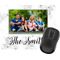 Family Photo and Name Rectangular Mouse Pad - LIFESTYLE 1