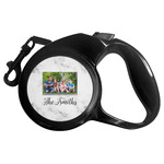 Family Photo and Name Retractable Dog Leash