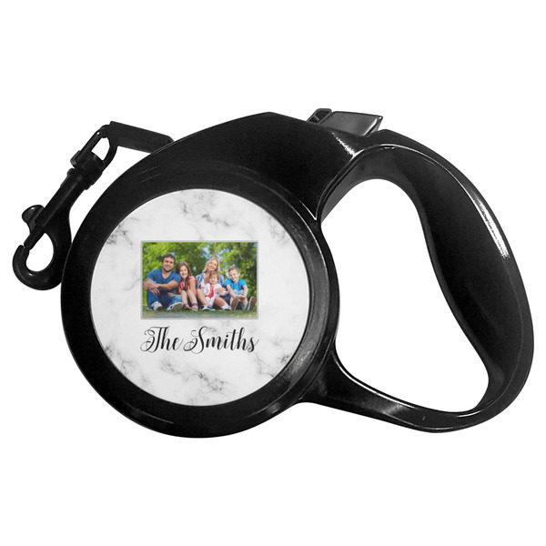 Custom Family Photo and Name Retractable Dog Leash - Large