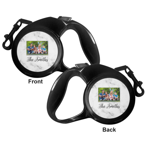Family Photo and Name Retractable Dog Leash - Small - Apvl