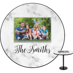 Family Photo and Name Round Table - 24"