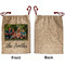 Family Photo and Name Santa Bag - Approval - Front