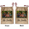 Family Photo and Name Santa Sack - Double-Sided