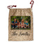 Family Photo and Name Santa Bag - Front