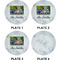 Family Photo and Name Set of Appetizer / Dessert Plates (Approval)