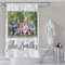 Family Photo and Name Shower Curtain - 70"x83" - Lifestyle