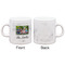 Family Photo and Name Single Shot Espresso Cup - Single - Front & Back