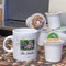 Family Photo and Name Single Shot Espresso Cup - Single - Lifestyle