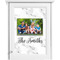 Family Photo and Name Single White Cabinet Decal