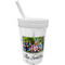 Family Photo and Name Sippy Cup with Straw - Front