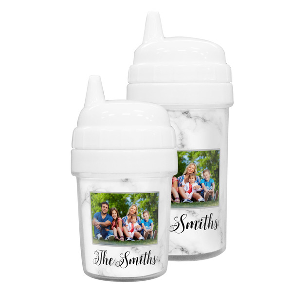 Family Photo and Name Sippy Cups - Group