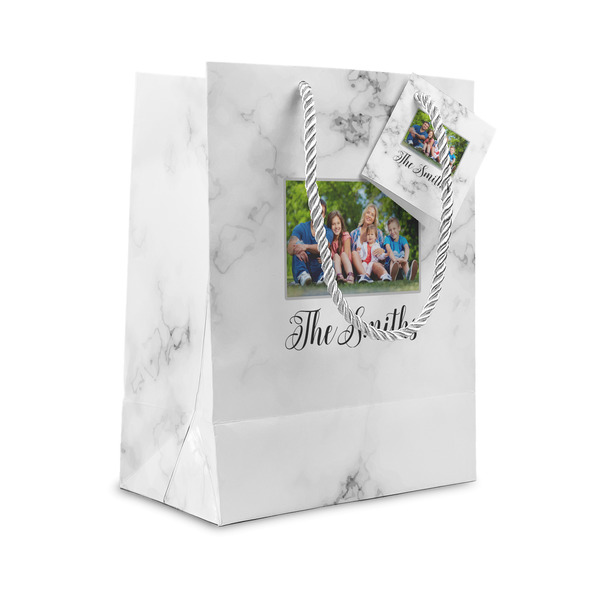 Custom Family Photo and Name Gift Bag - Small