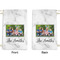 Family Photo and Name Small Laundry Bag - Front & Back View