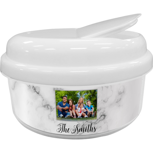 Custom Family Photo and Name Snack Container