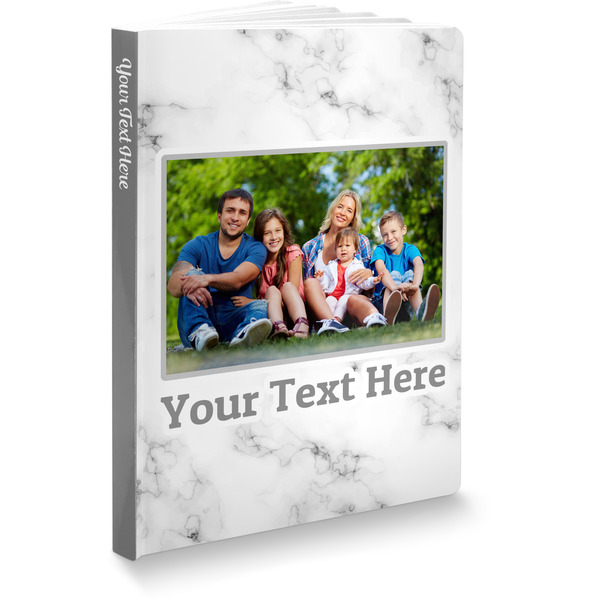Custom Family Photo and Name Softbound Notebook - 7.25" x 10"