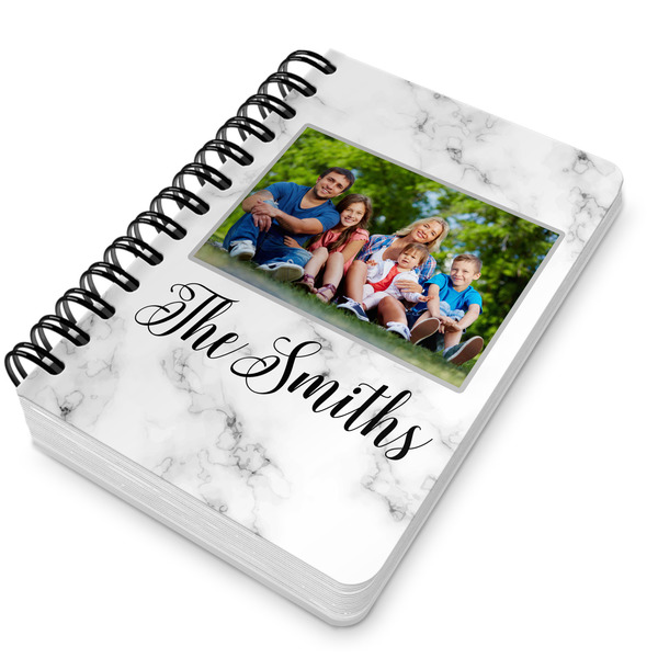 Family Photo and Name Spiral Journal 5 x 7 - Main