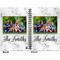 Family Photo and Name Spiral Journal 7 x 10 - Apvl