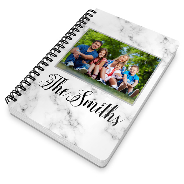 Family Photo and Name Spiral Journal 7 x 10 - Main