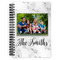 Family Photo and Name Spiral Journal Large - Front View