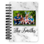 Family Photo and Name Spiral Notebook - 5" x 7"