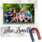 Family Photo and Name Square Fridge Magnet
