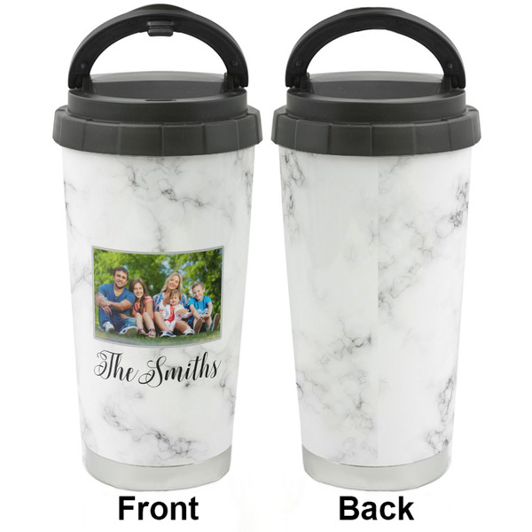 Family Photo and Name Stainless Steel Travel Cup - Approval