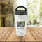 Family Photo and Name Stainless Steel Travel Cup - Lifestyle
