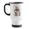 Family Photo and Name Stainless Steel Travel Mug with Handle - Front