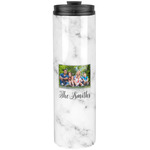 Family Photo and Name Stainless Steel Skinny Tumbler - 20 oz