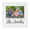 Family Photo and Name Decorative Paper Napkins