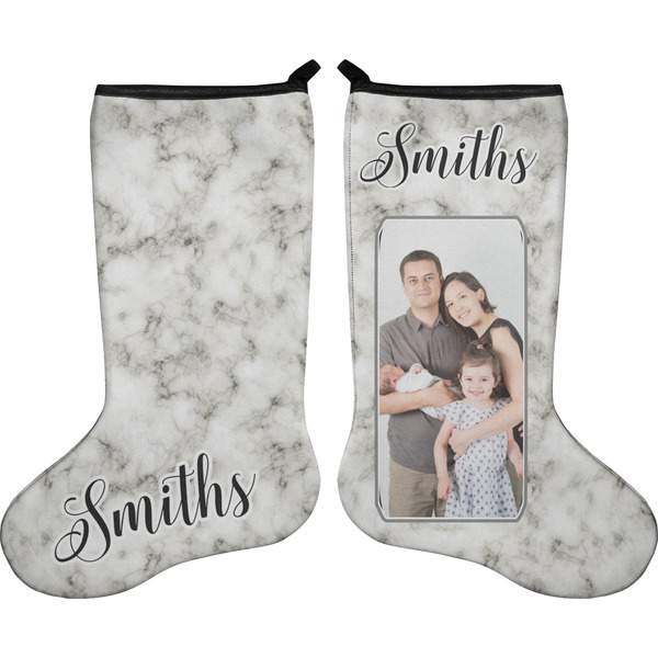 Family Photo and Name Stocking - Double-Sided - Approval
