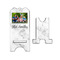 Family Photo and Name Stylized Phone Stand - Front & Back - Small