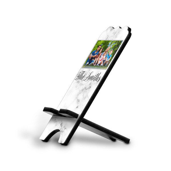 Custom Family Photo and Name Stylized Cell Phone Stand - Large
