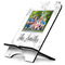 Family Photo and Name Stylized Tablet Stand - Side View