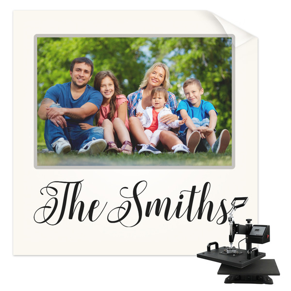 Custom Family Photo and Name Sublimation Transfer - Youth / Women