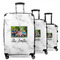 Family Photo and Name 3-Piece Luggage Set - 20" Carry On - 24" Medium Checked - 28" Large Checked