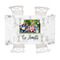 Family Photo and Name Tablecloths (58"x102") - TOP VIEW (with plates)