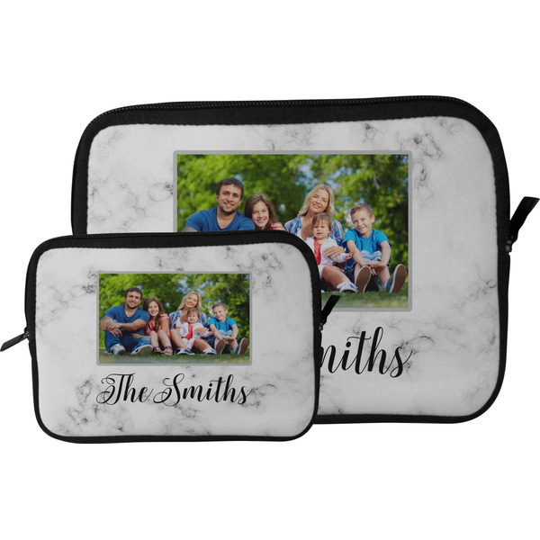 Family Photo and Name Tablet Sleeve (Size Comparison)