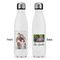 Family Photo and Name Tapered Water Bottle - Apvl 17oz.