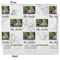 Family Photo and Name Tissue Paper - Lightweight - Medium - Front & Back
